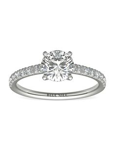 Blue Nile Round Cut Engagement Ring