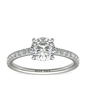 Blue Nile Round Cut Engagement Ring