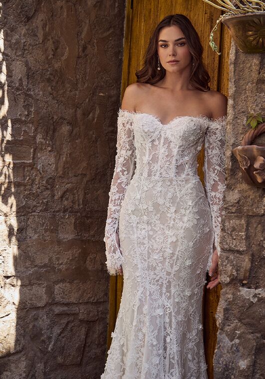 Calla Blanche 125253 Klara Sheath Wedding Dress - 3