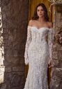 Calla Blanche 125253 Klara Sheath Wedding Dress - thumbnail - 3