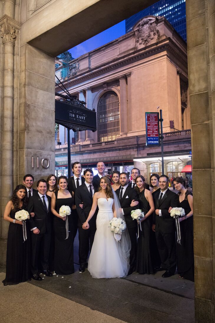 Stylish Black Wedding Party Attire