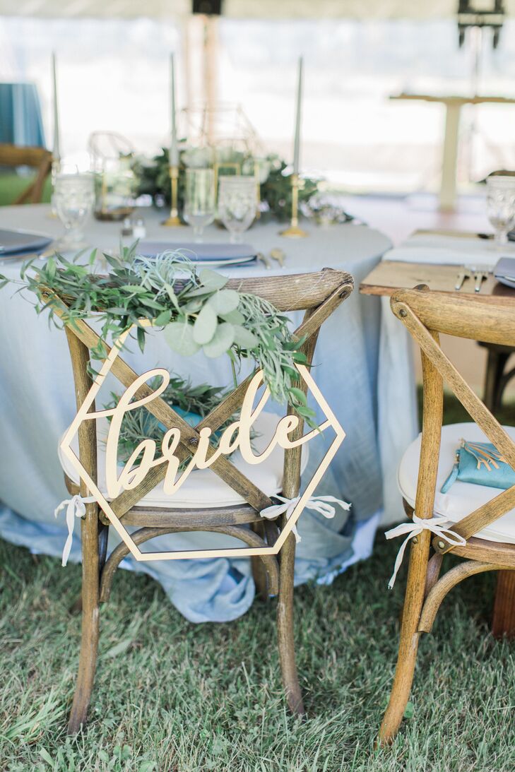 Custom Bride Chair Sign