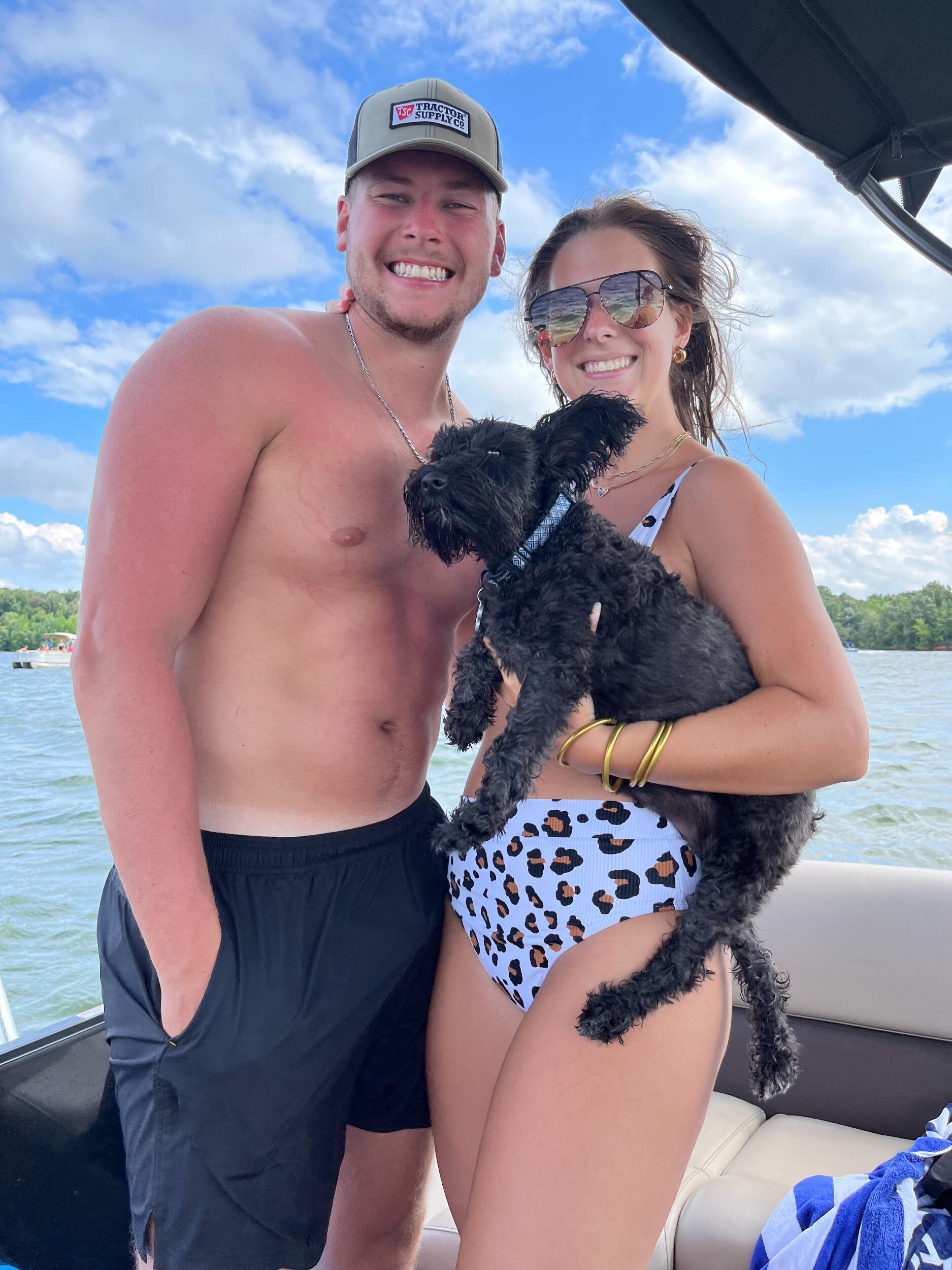 So many lake days with Macy