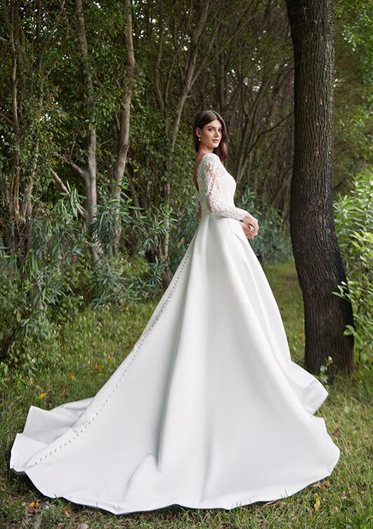 AW Bridal AW EVELINA WEDDING DRESS A-Line Wedding Dress - 4