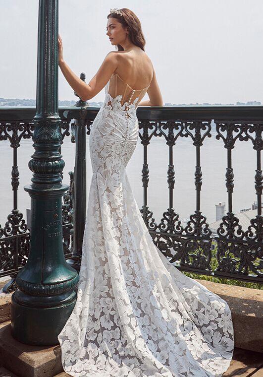 Calla Blanche 124108 Jill Sheath Wedding Dress - 3