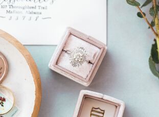 For their late-fall wedding in Oneonta, Alabama, Tyler Nesselrotte and Connor Darden planned a romantic, rustic affair with a dramatic color palette o