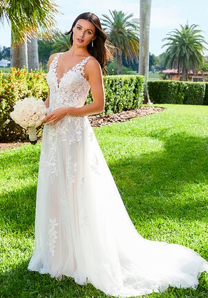 Palm, Lace Wedding Dress, Customized