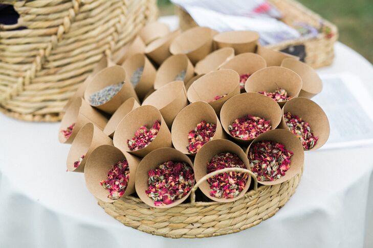 Dried Herbs and Flowers in Toss Cones