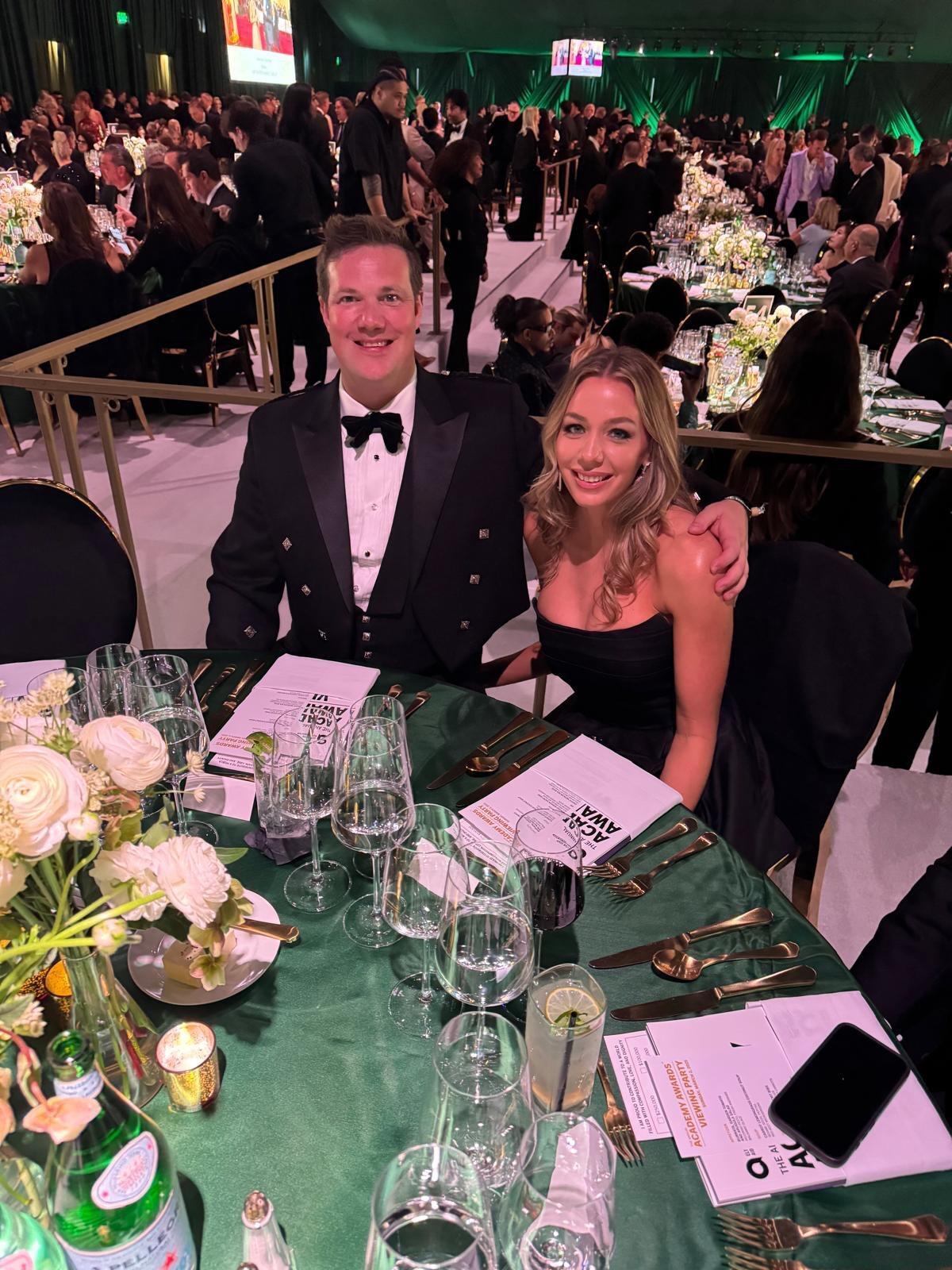 Dinner at Elton John's Academy Awards Viewing Party