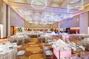 Glamorous White, Silver and Gold Reception