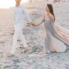 This Couple's Dog Was the Something Blue at Their Beach Microwedding in San Diego, California