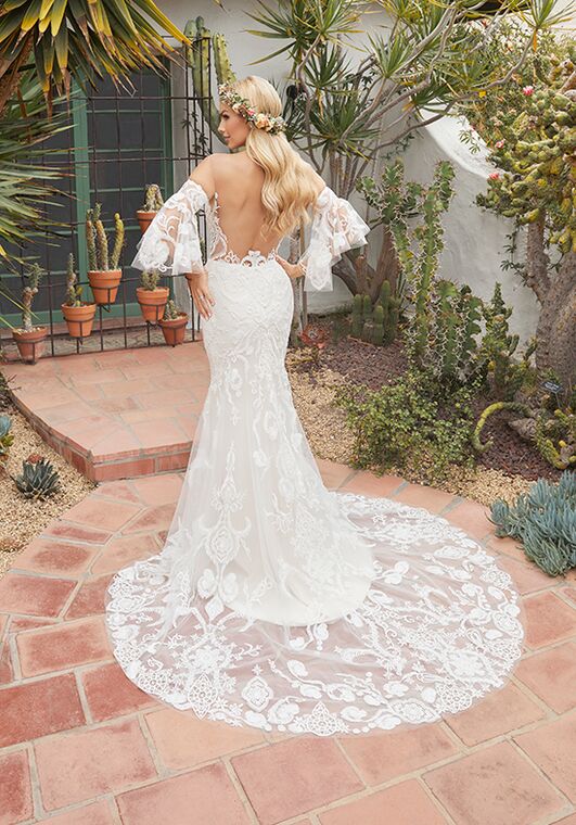 Beloved by Casablanca Bridal BL379 Bea Fit-and-Flare Wedding Dress - 3