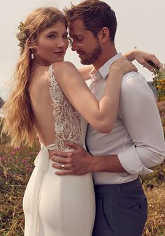 Rebecca Ingram EMERALD Sheath Wedding Dress