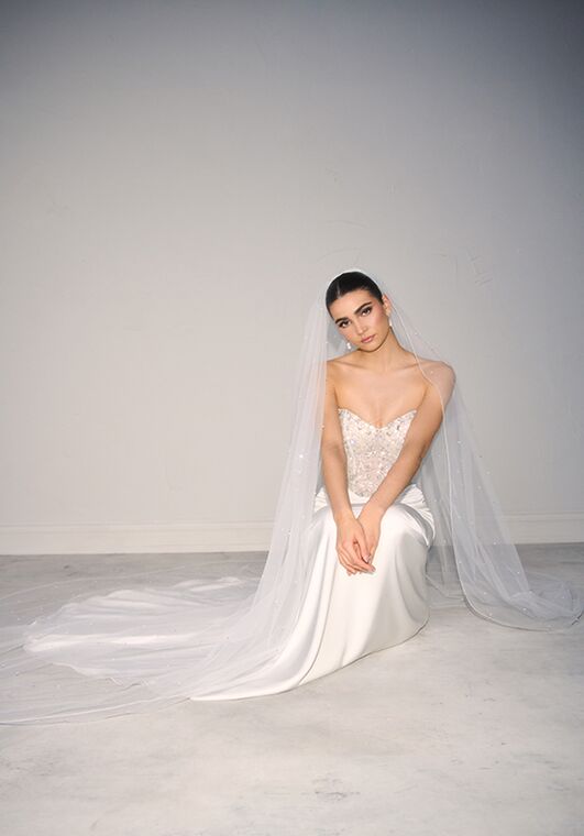 Justin Alexander Signature Gildara Fit-and-Flare Wedding Dress - 4
