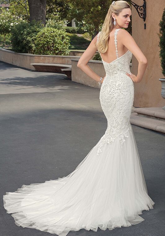 Casablanca Bridal 2320 Paige Mermaid Wedding Dress - 4