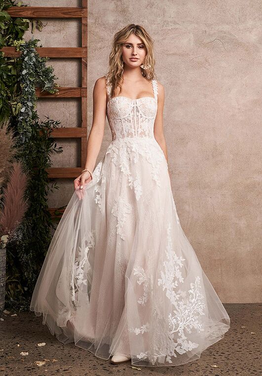 Lillian West 66215 A-Line Wedding Dress - 3