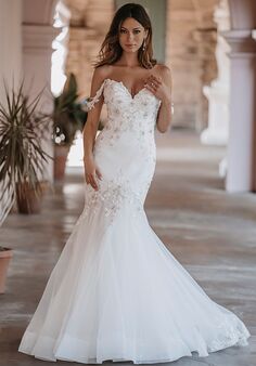 Allure Couture C568 Mermaid and Trumpet Wedding Dress