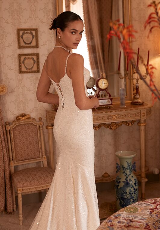 Soft flow by Ricca Sposa Atelier Amina 25-006(3) Mermaid and Trumpet Wedding Dress - 2