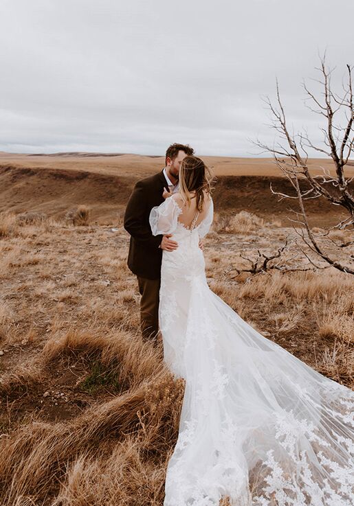AW Bridal AW Giana Wedding Dress Column Wedding Dress - 4