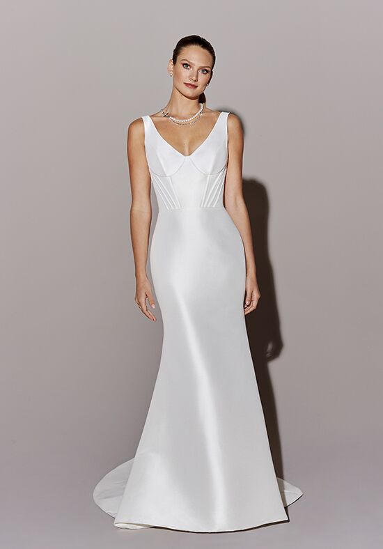 Justin Alexander Signature Vision Fit-and-Flare Wedding Dress - 1