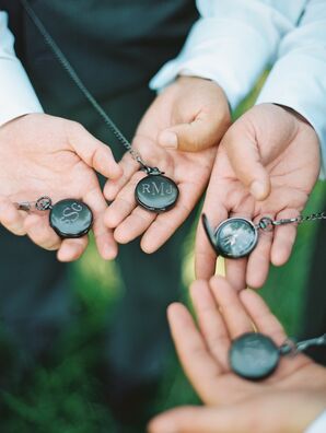 Engraved Pocket Watch Groomsmen Gifts