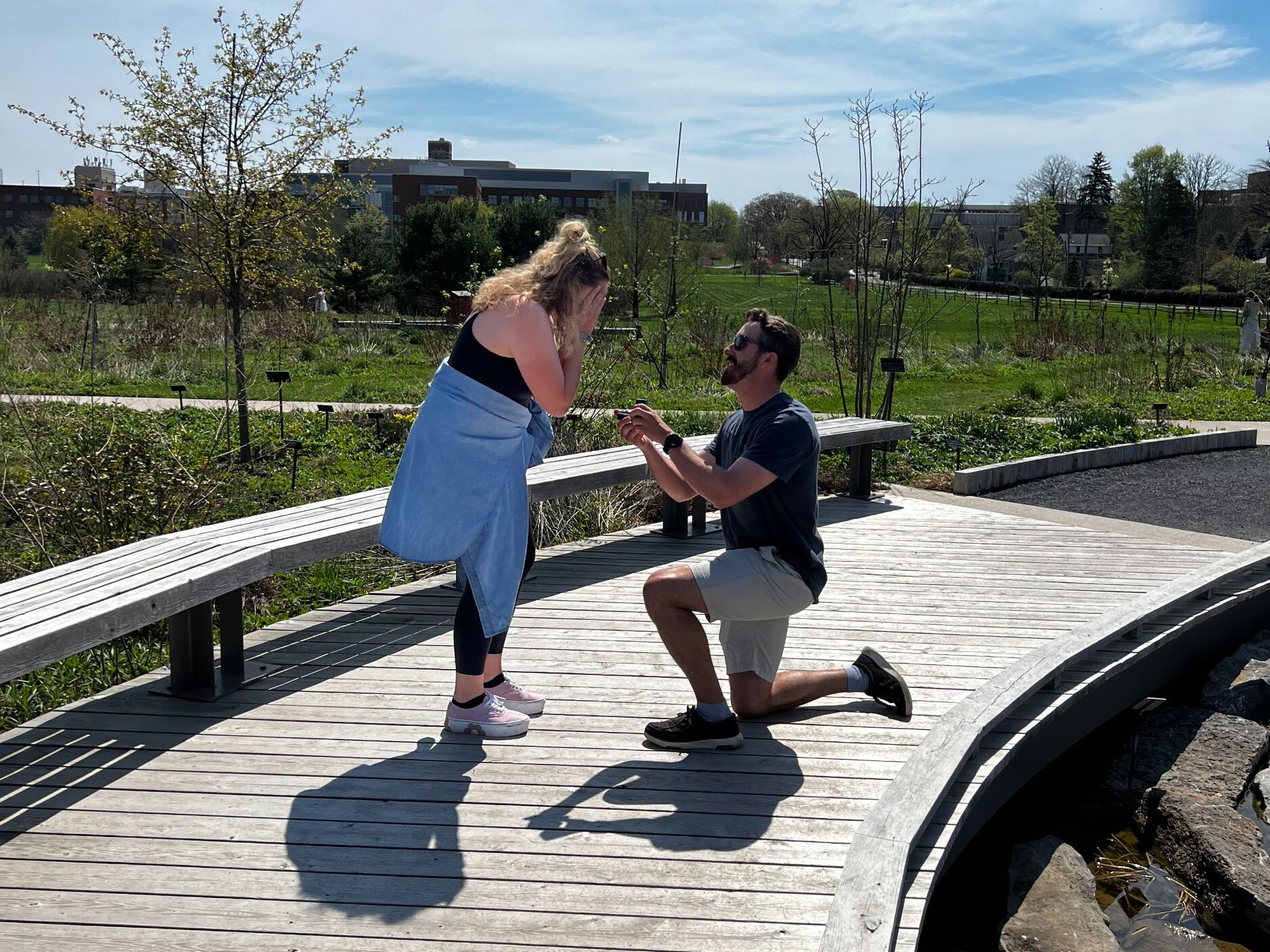 Picture of Proposal Day at Penn State Arboretum