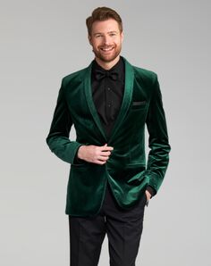 Friar Tux Green Velvet Brooklyn Tuxedo Green Tuxedo