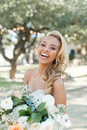 Bridal Portraits at The Ivory Oak in Wimberley, Texas
