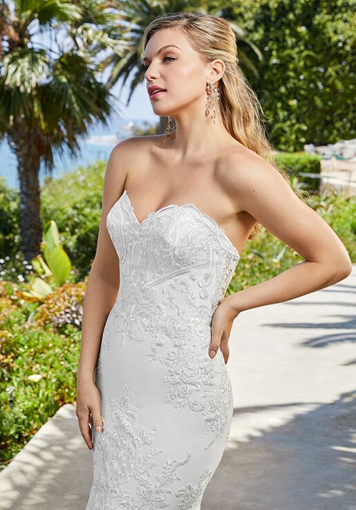 Casablanca Bridal 2404 Carter Mermaid Wedding Dress - 3