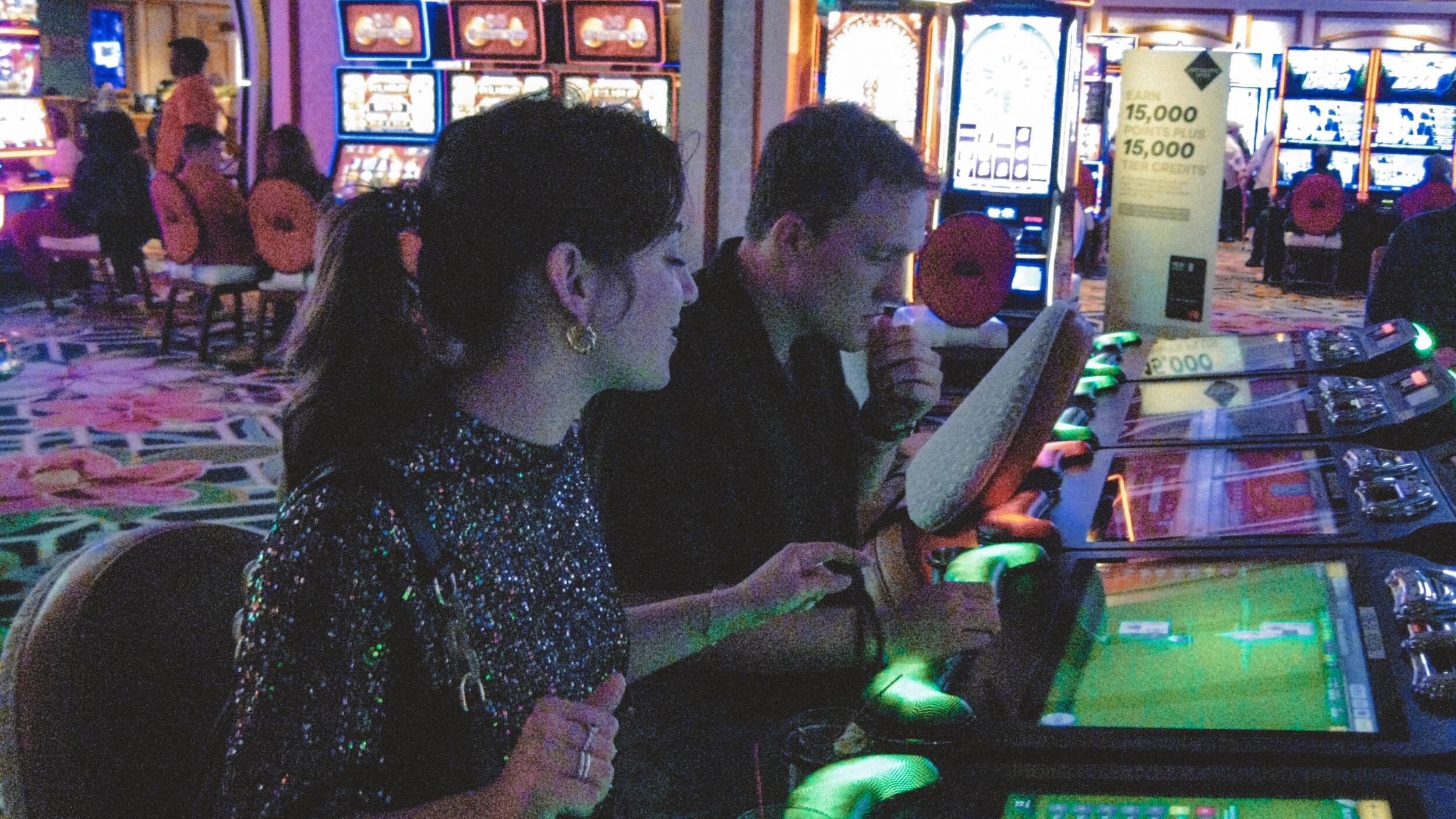 Went to the Casino for Sean's birthday! (You win some, you lose some)