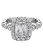 Christopher Designs Classic Emerald Cut Engagement Ring - thumbnail - 1