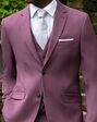 BLACKTIE SHARKSKIN Violet Wedding Suit Purple Tuxedo - thumbnail - 2