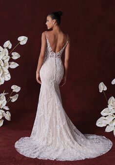 Justin Alexander Huxley Fit-and-Flare Wedding Dress