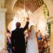 Couple at Wedding Ceremony in Historic English Church