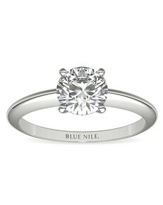 Blue Nile Round Cut Engagement Ring