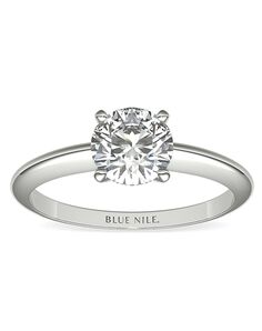 Blue Nile Round Cut Engagement Ring