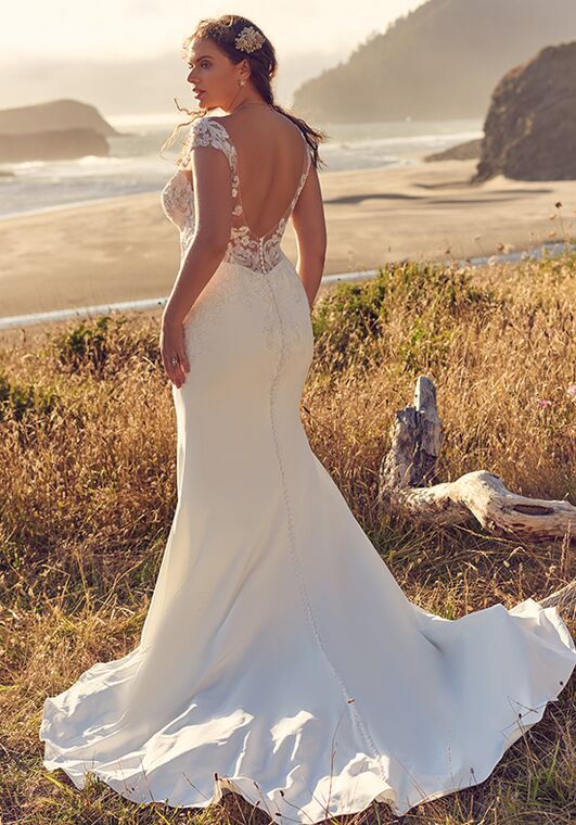 Rebecca Ingram FLEUR Sheath Wedding Dress - 3