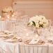 Classy Centerpieces of White Roses and Hydrangeas in Pedestal Vases