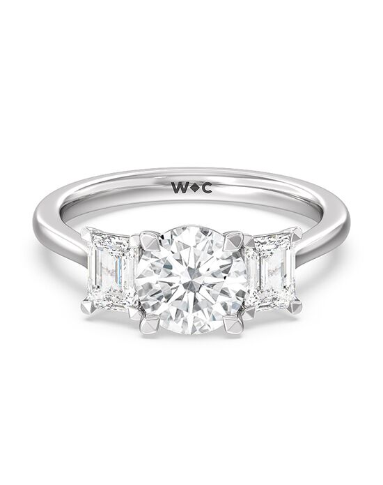 With Clarity Glamorous Cushion, Emerald, Radiant, Round, Oval Cut Engagement Ring - 1