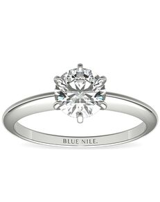 Blue Nile Round Cut Engagement Ring