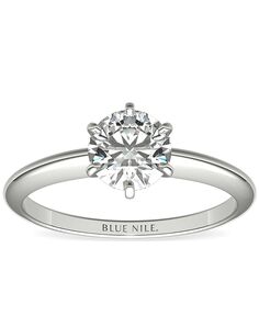 Blue Nile Round Cut Engagement Ring