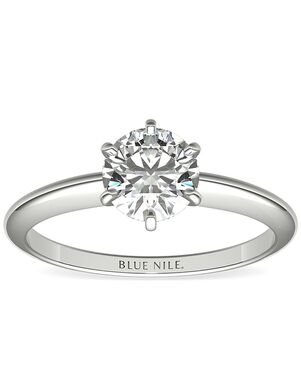 Blue Nile Round Cut Engagement Ring