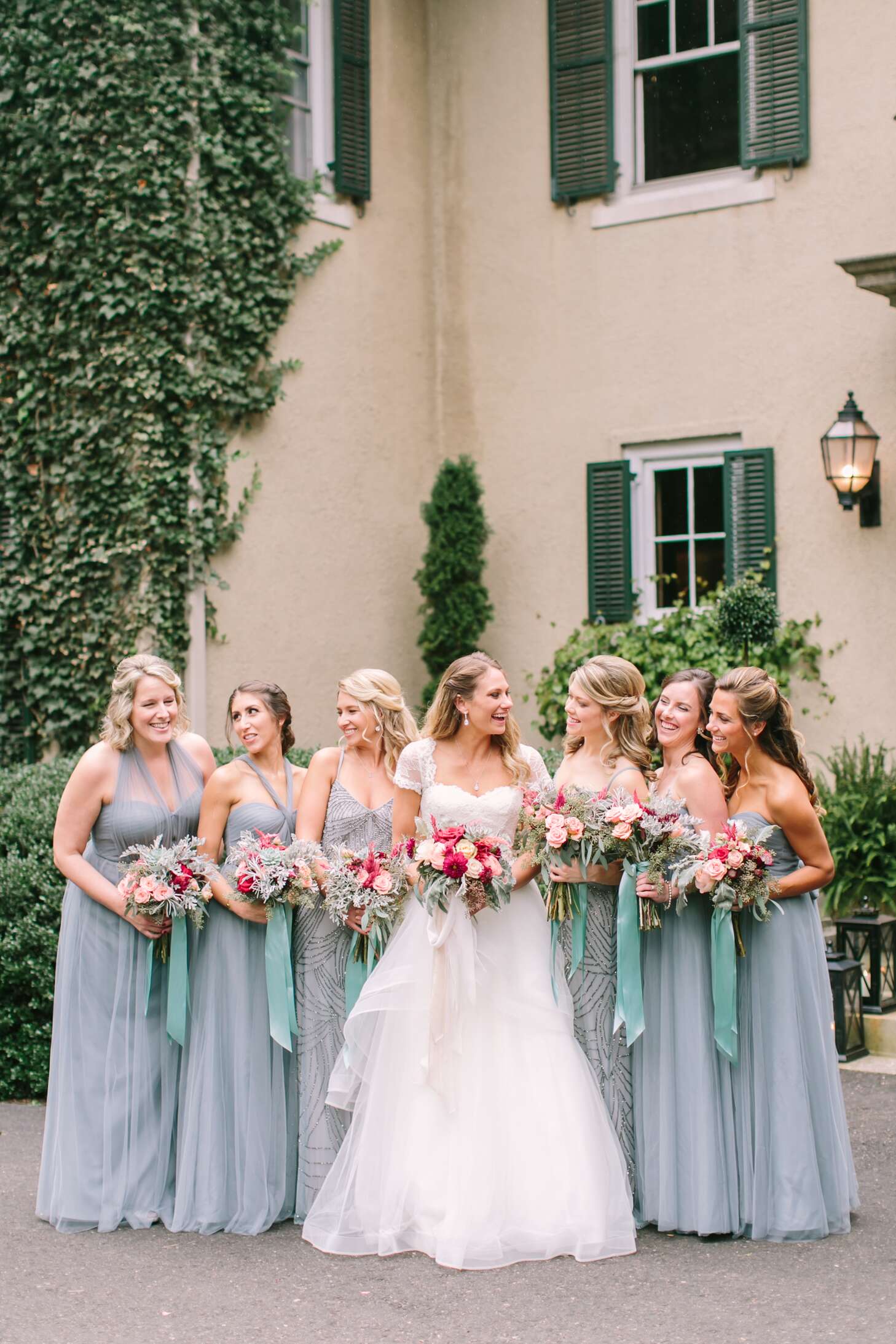 Slate Blue Bridesmaid 