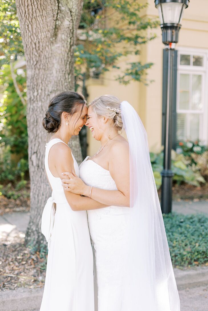Brides During First Look on Wedding Day