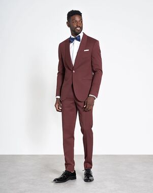 The Black Tux Burgundy Shawl Tuxedo Red Tuxedo
