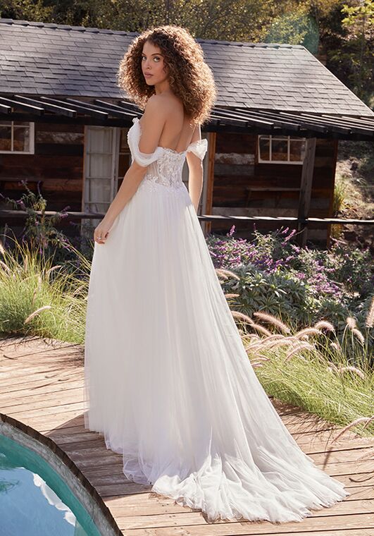 Beloved by Casablanca Bridal BL416-2 Cruz A-Line Wedding Dress - 3