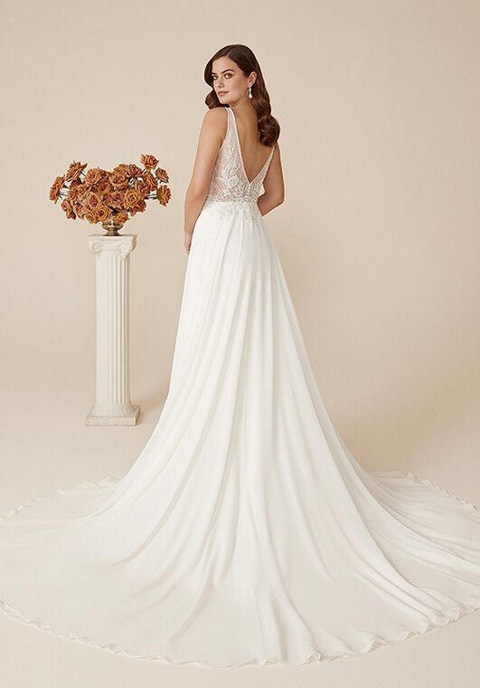 Justin Alexander Demi A-Line Wedding Dress - 4