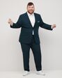 Suit Shop Men's Teal Suit Tuxedo - thumbnail - 2