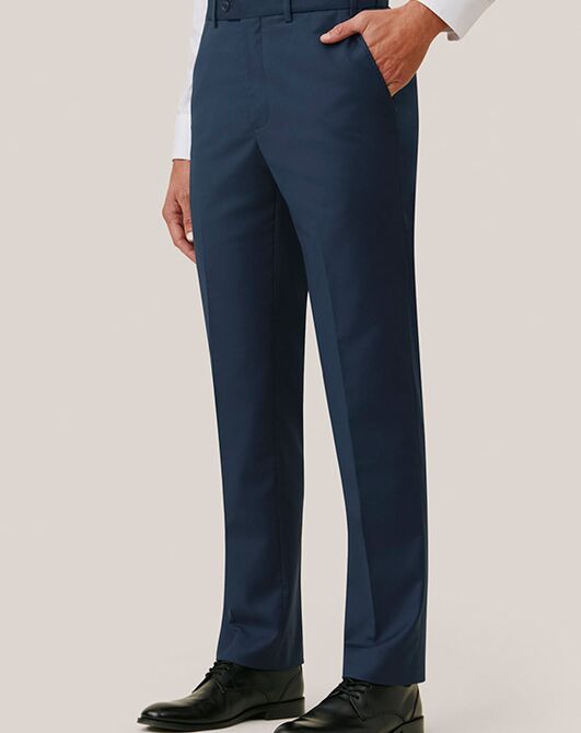 Birdy Grey Suits Taylor Suit Pants in Navy Blue Tuxedo - 3