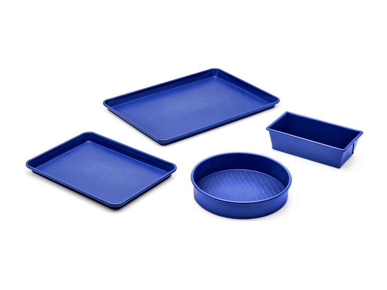 Blue bakeware set by Great Jones Mother's Day gift for wife. 
